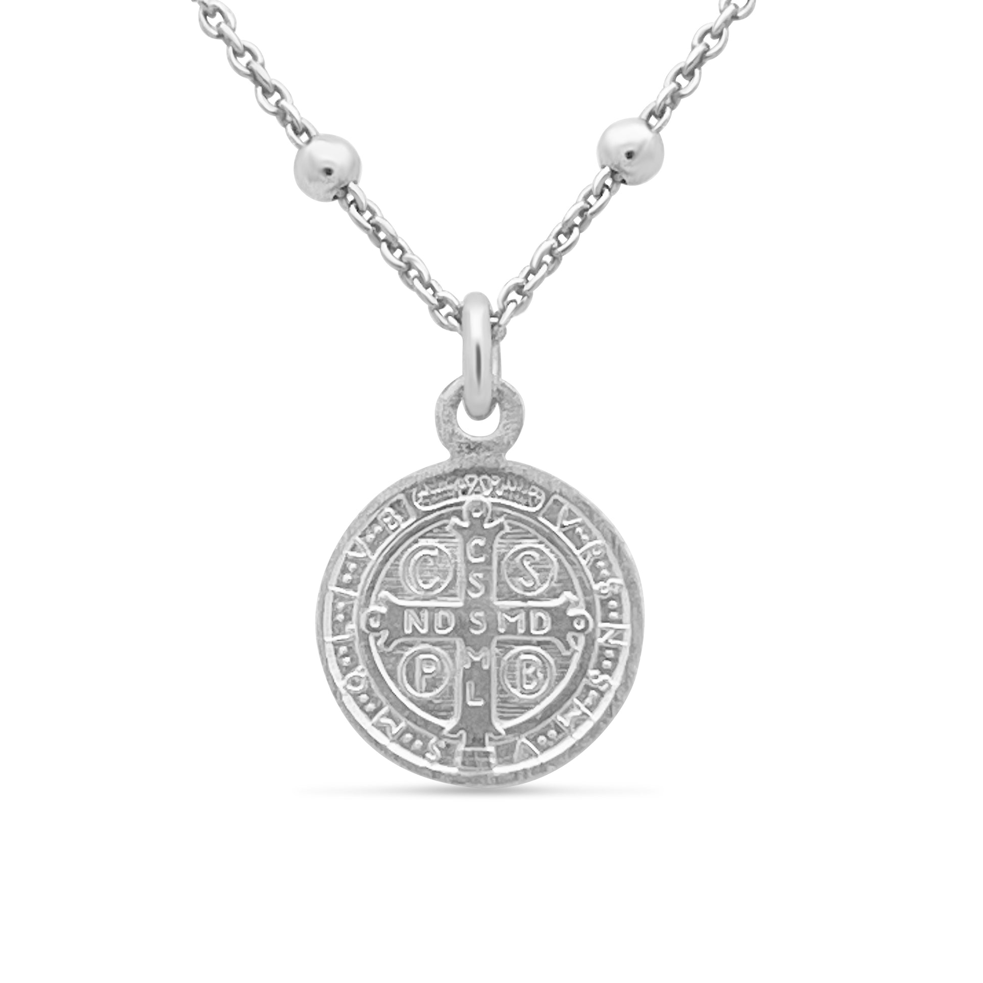 Rhodium Plated Sterling Silver San Benito Necklace Necklaces