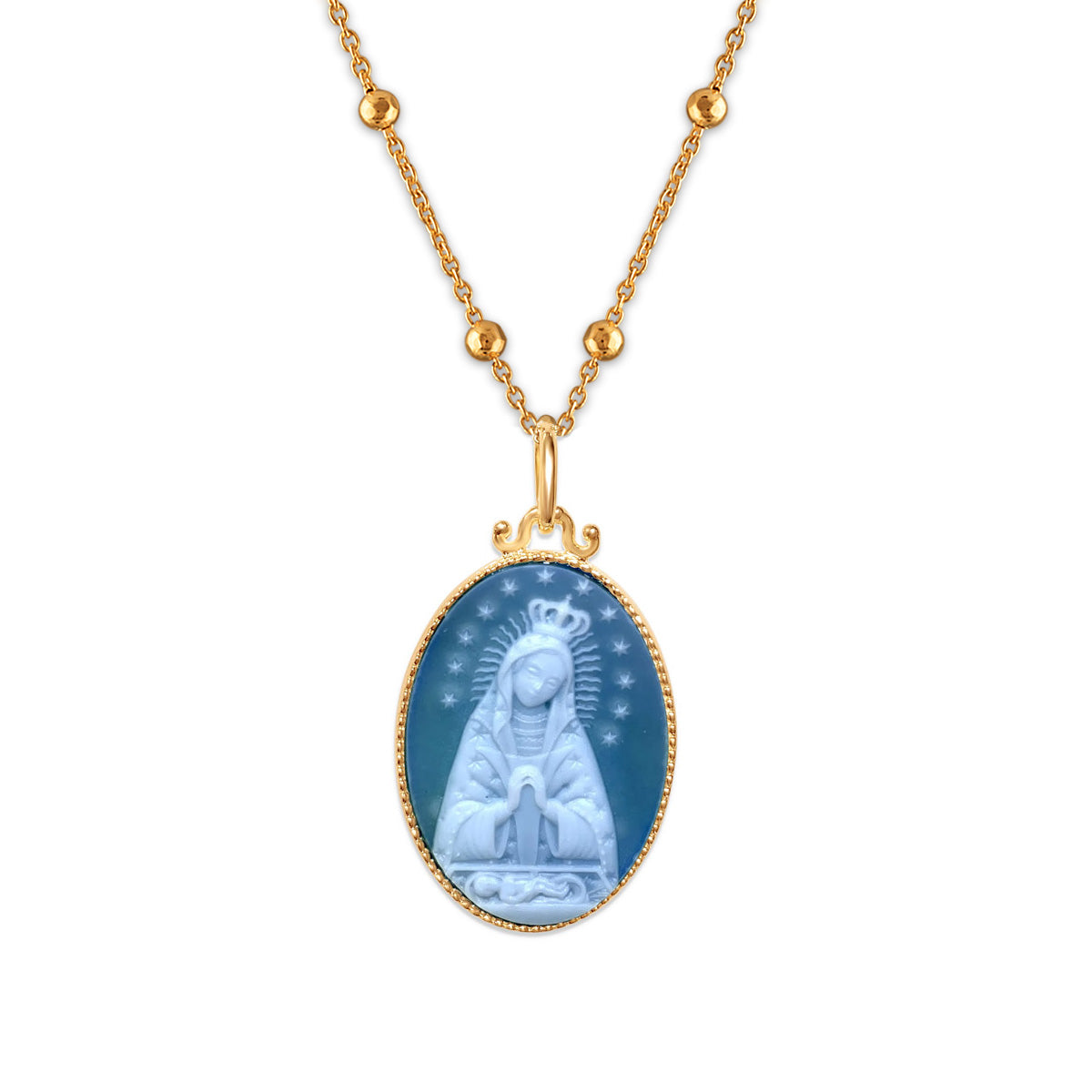 Imperial Virgen de La Altagracia Medallion Necklaces