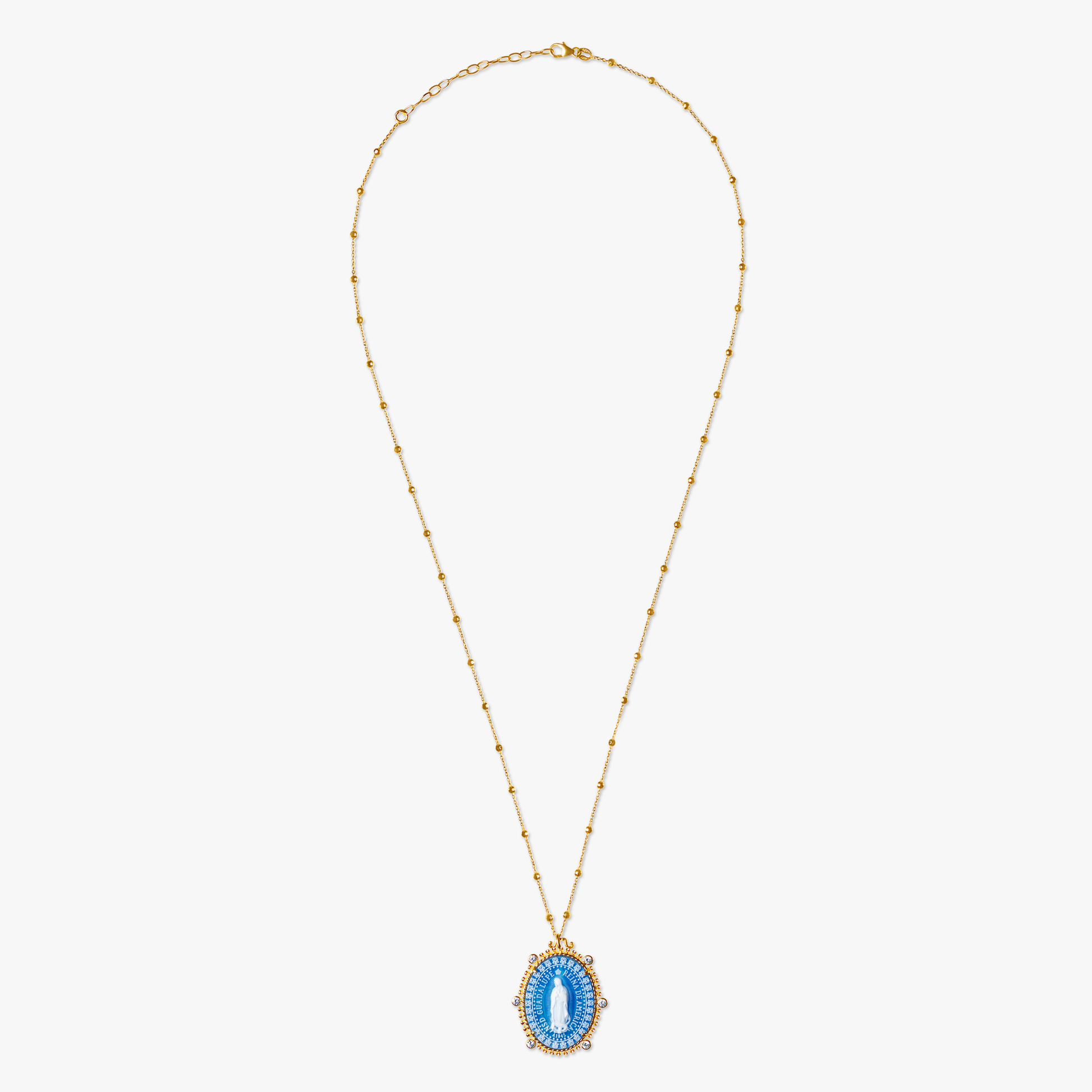 Reina Our Lady of Guadalupe Medallion Necklaces
