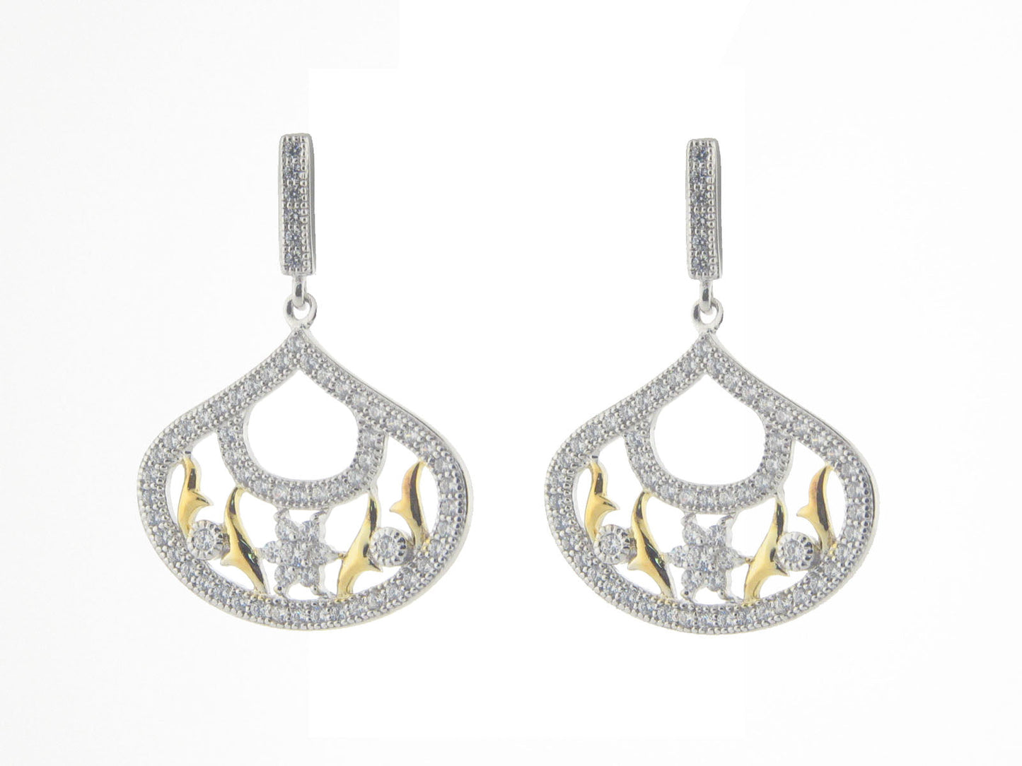 Royal Gala Two Tone Earrings Earrings