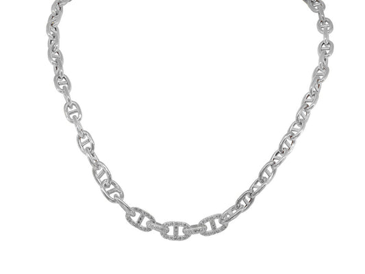 Fronay CZ Links Necklace Necklaces