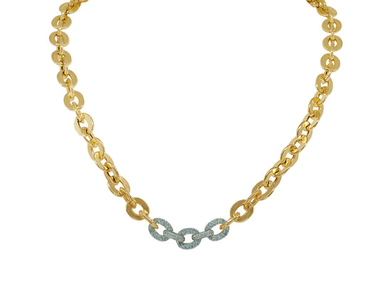 Fronay CZ Links Necklace Necklaces