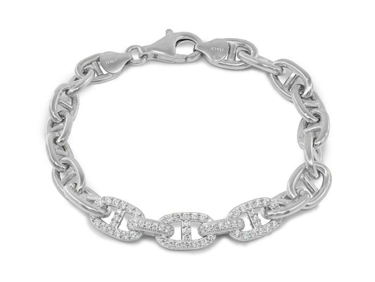 Fronay CZ Links Necklace Bracelets
