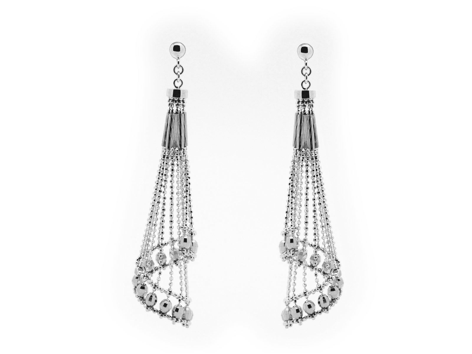 Silk Swirls Drop Earrings Earrings