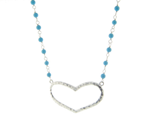 Hammered Heart Necklace Necklaces