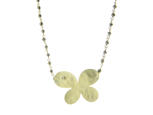 Hammered Butterfly Necklace Necklaces