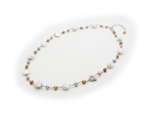Colorful Keshi Pearls Necklace Necklaces