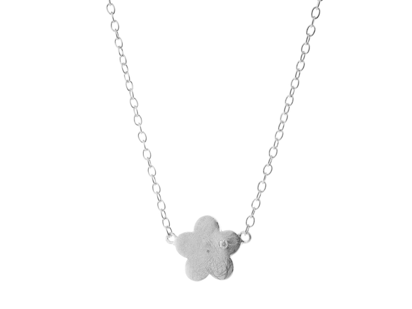 Graffiato Flower Pendant Necklace, 16" Necklaces