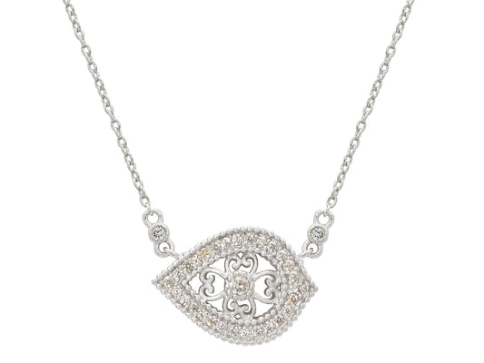 Antique Sparkling Eye Pendant Necklace Necklaces