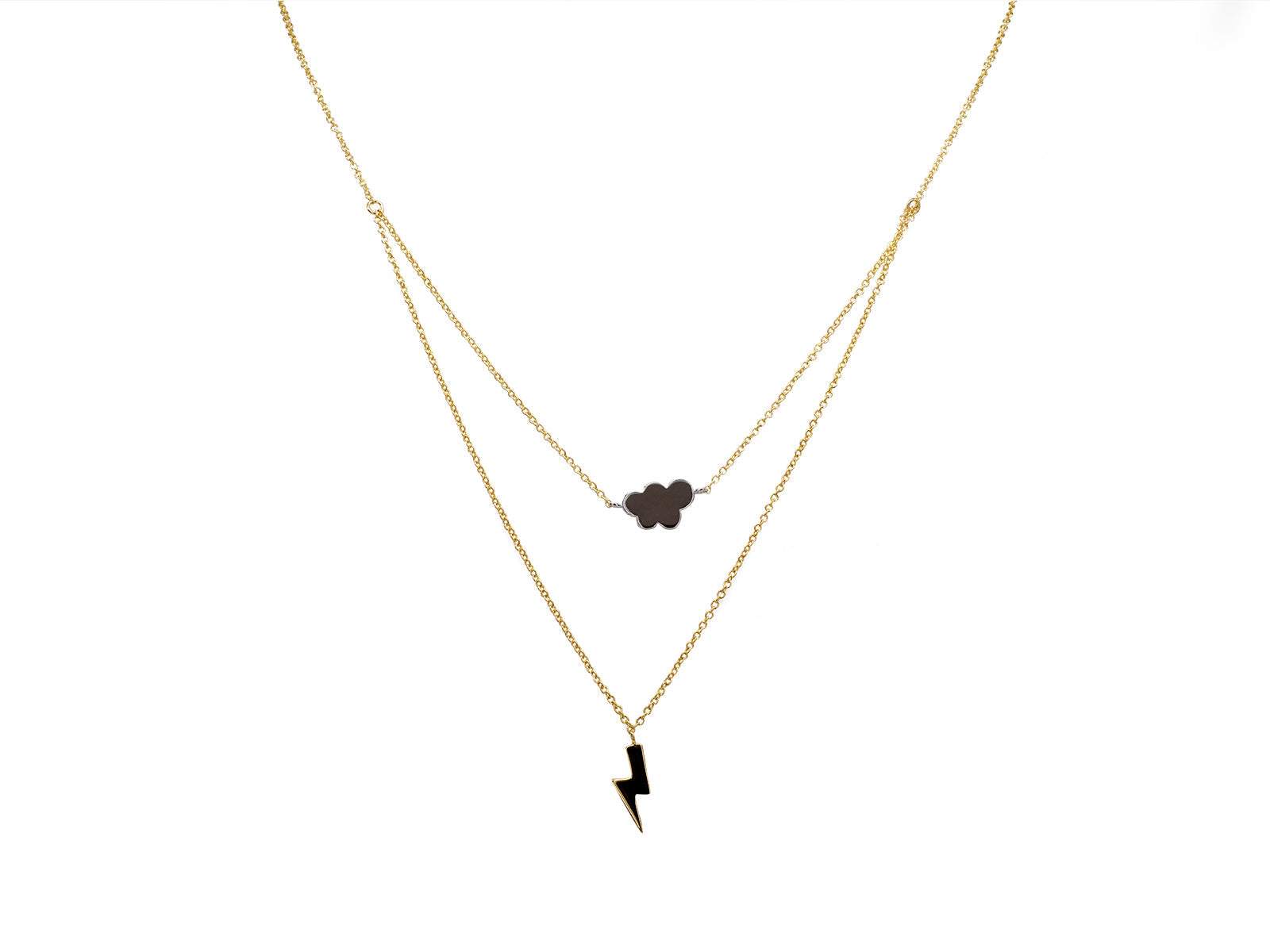 Thunder Storm Layered Necklace Necklaces