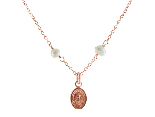 BecKids Miraculous Medal Madonna Pendant Necklace Necklaces