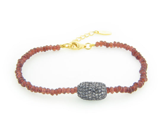 Red Agate Glamour Bracelet Bracelets