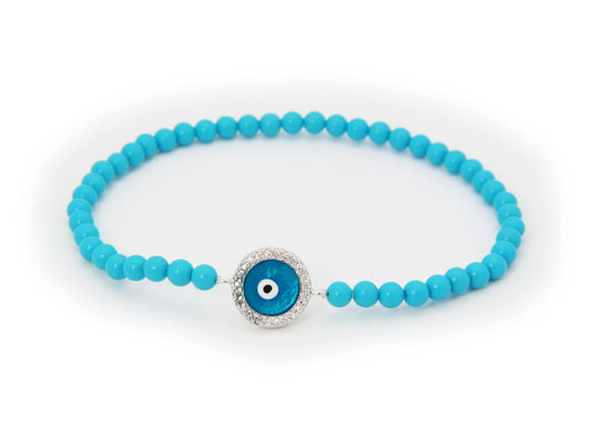 Turquoise Evil Eye Bracelet Bracelets