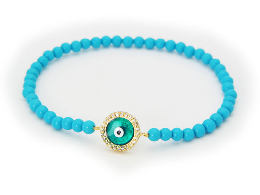 Turquoise Evil Eye Bracelet Bracelets