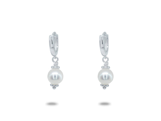 Teens Freshwater Pearl Huggie Earrings Earrings