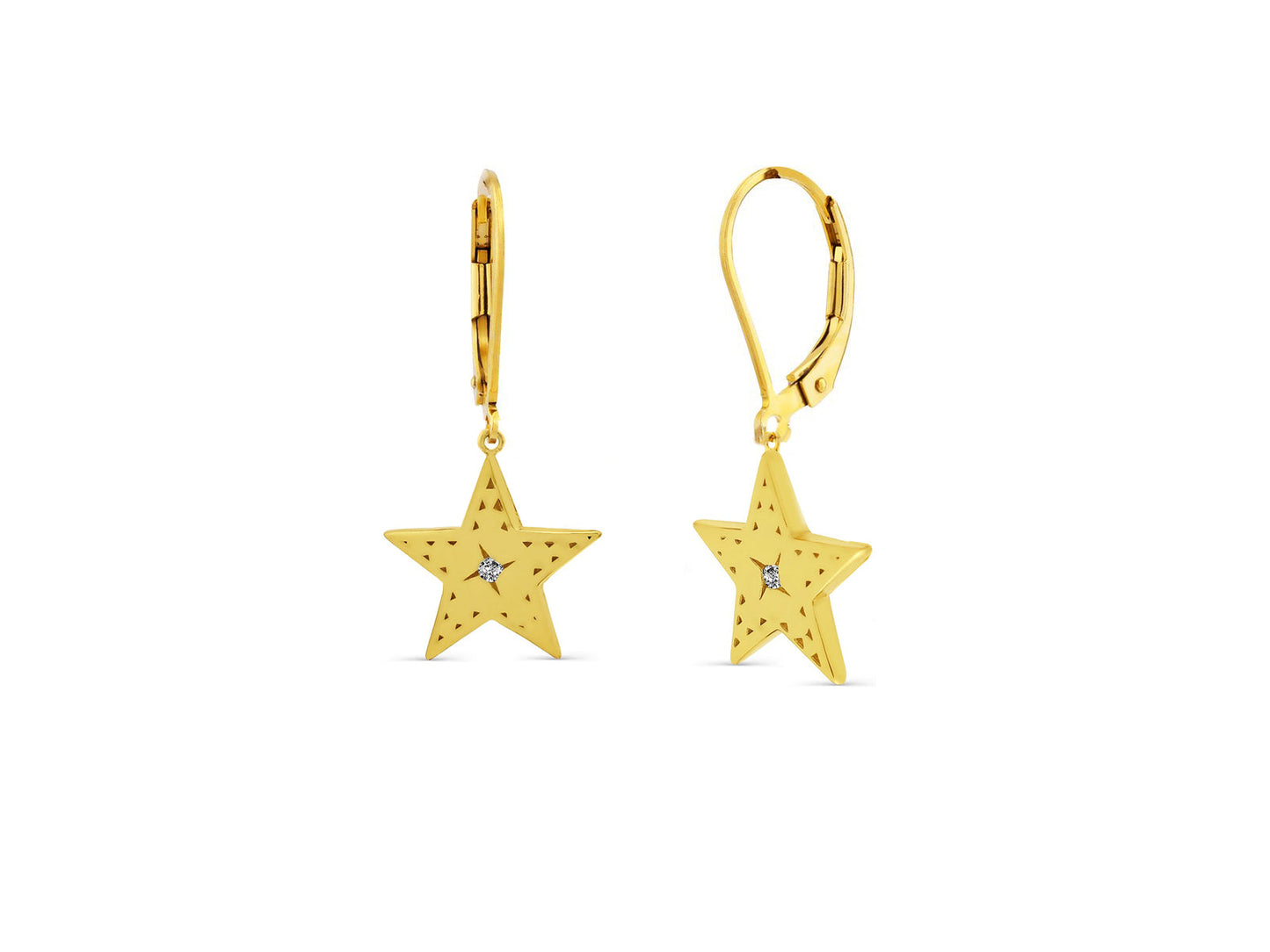 North Star French Clasp Earrings Earrings