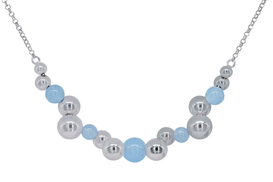 Swarovski Crystal & Bubbles Cluser Necklace Necklaces