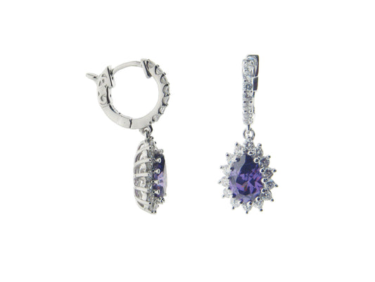 Royal Drop Huggie Earrings Earrings