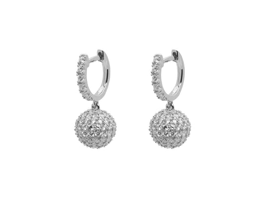 Swarovski Crystal Ball Earrings Earrings