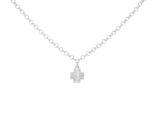Square Box Cross Necklace Necklaces
