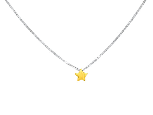 Golden Star Charm Necklace Necklaces