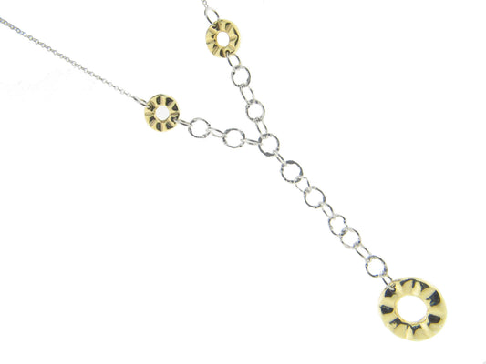 Three Ring Lariat Necklace Necklaces