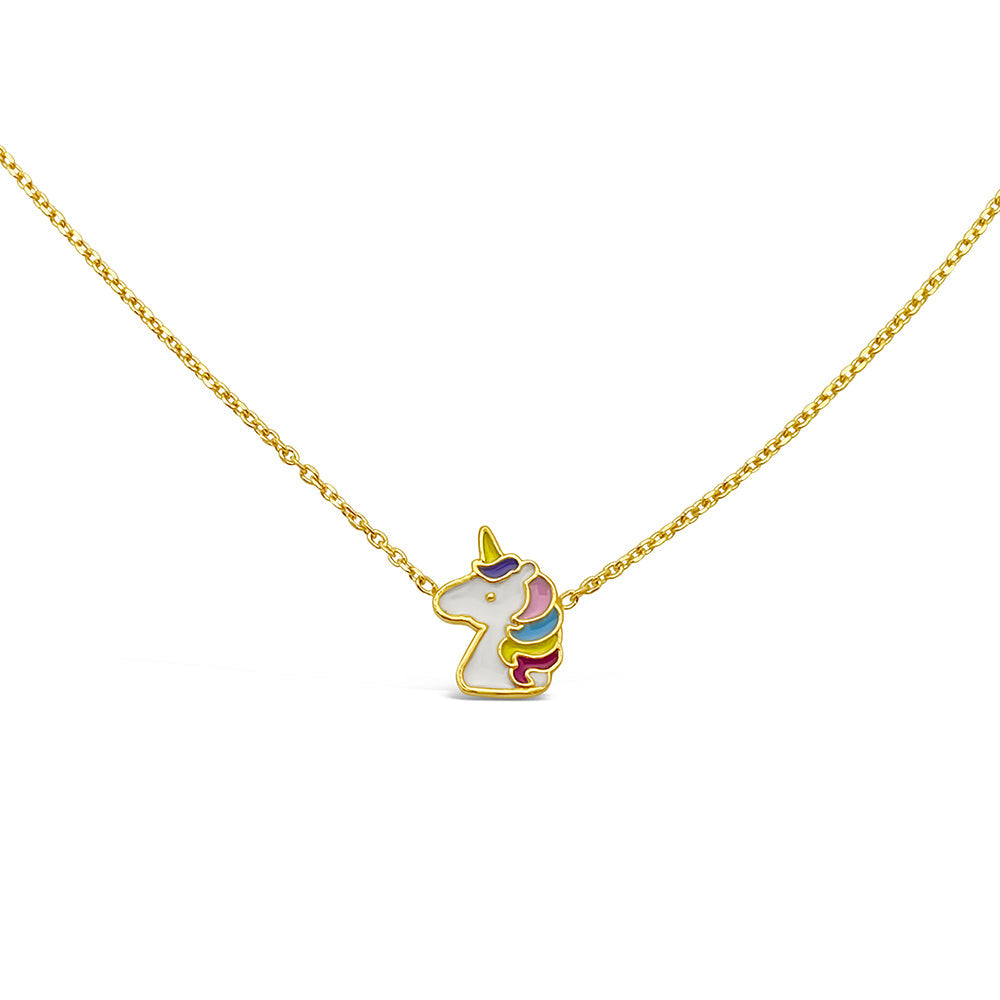 Enamel Rainbow Necklace Necklaces