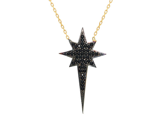 Midnight Starburst Pendant Necklace Necklaces