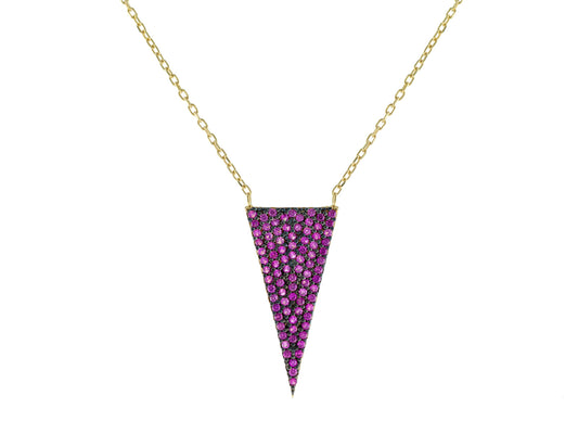 Barbie Pink Triangle Necklace Necklaces