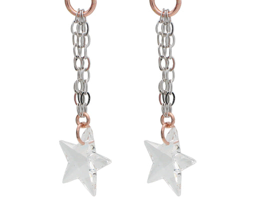 Swarovski Crystal Star Earrings Earrings