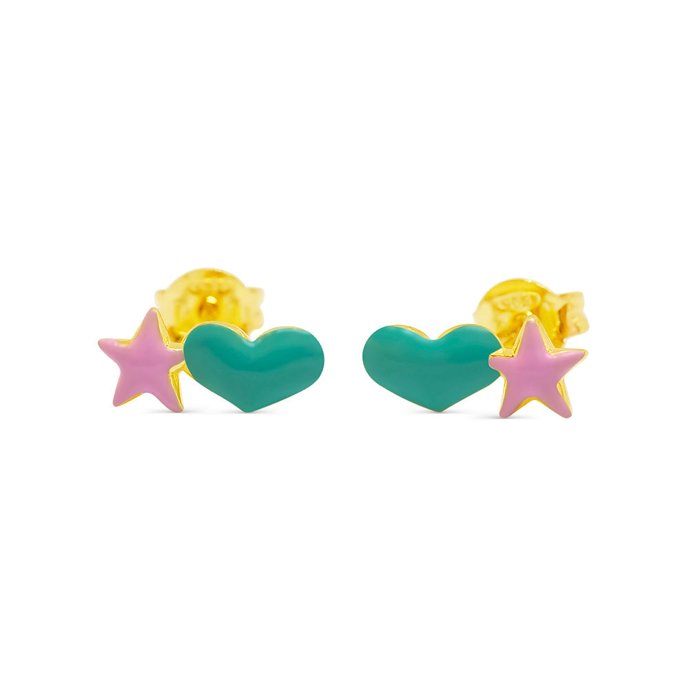 Cupids Star Stud Earrings Earrings