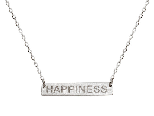 Happiness Bar Necklace Necklaces