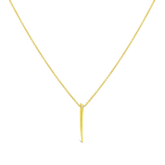 Golden Nail Necklace, 24 inches Necklaces