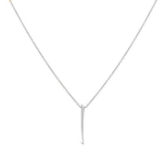 Silver Nail Necklace, 24 Inches Necklaces