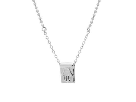 Engraved Hamsa Necklace Necklaces