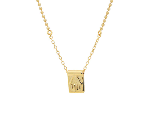 Engraved Hamsa Necklace Necklaces