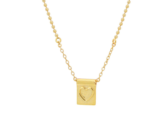 Engraved Love Heart Necklace Necklaces