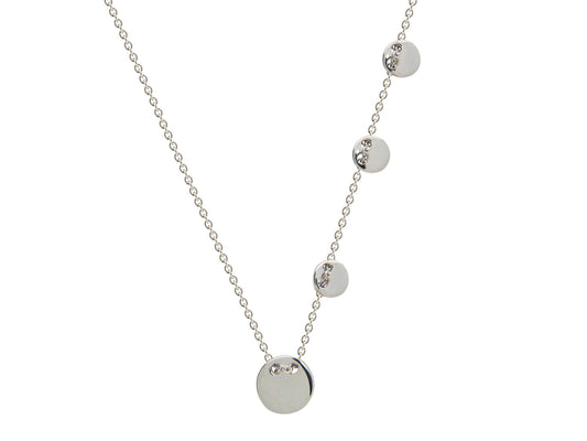 Engravable Sliding Discs Necklace Necklaces