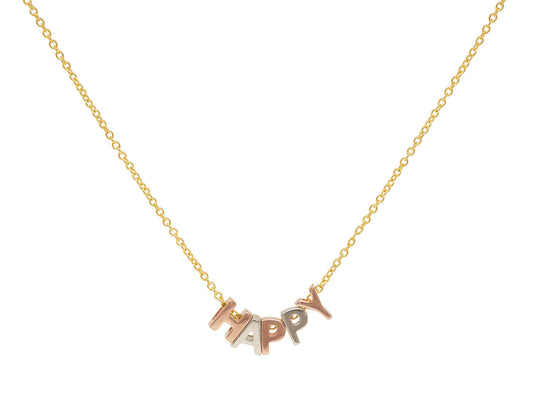 Happy Letters Necklace Necklaces