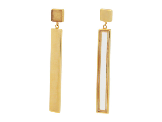 Quartz Duality Earrings Earrings