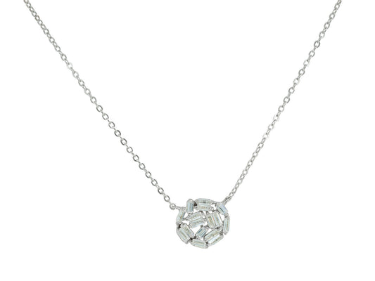 Luxe Baguette Pendant Necklace Necklaces