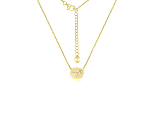 Golden Constellation Disc Necklace Necklaces