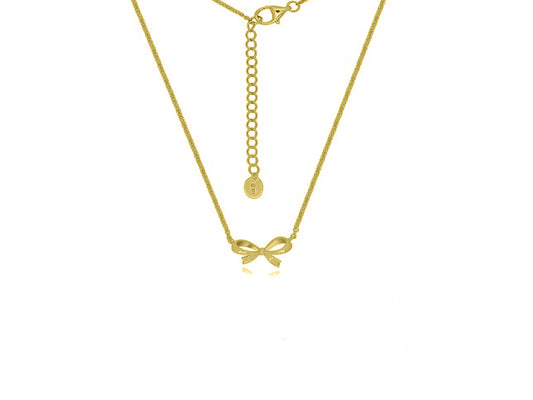 Golden Lazo Bow Necklace Necklaces