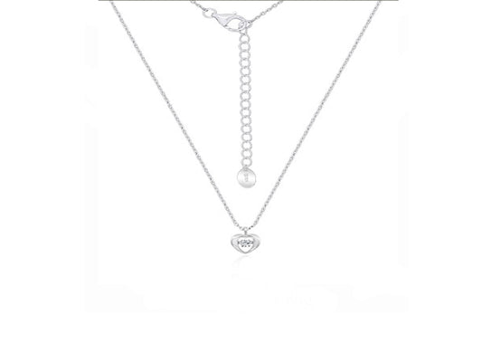 Dancing Diamond (CZ) Heart Necklace Necklaces