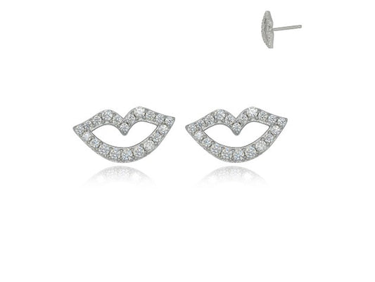 Sparkling Lips Studs Earrings Earrings