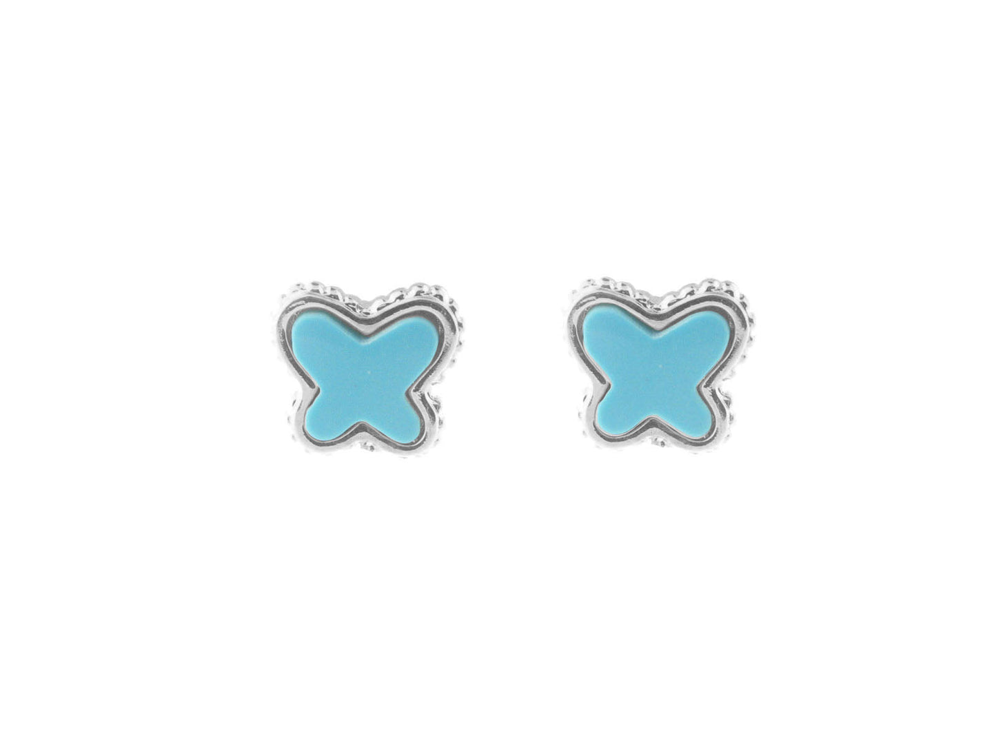 Turquoise Butterfly Stud Earrings Earrings