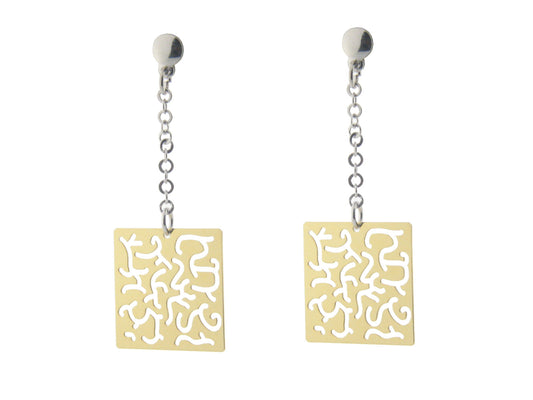 Filigree Squares Earrings Earrings