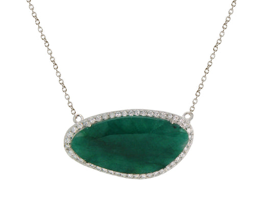 Signature Emerald Corrundum Necklace Necklaces