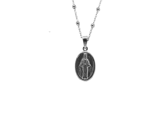 La Milagrosa Medallion Necklace Necklaces