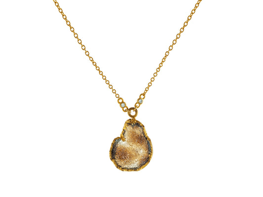 Burnt Druzy Necklace Necklaces